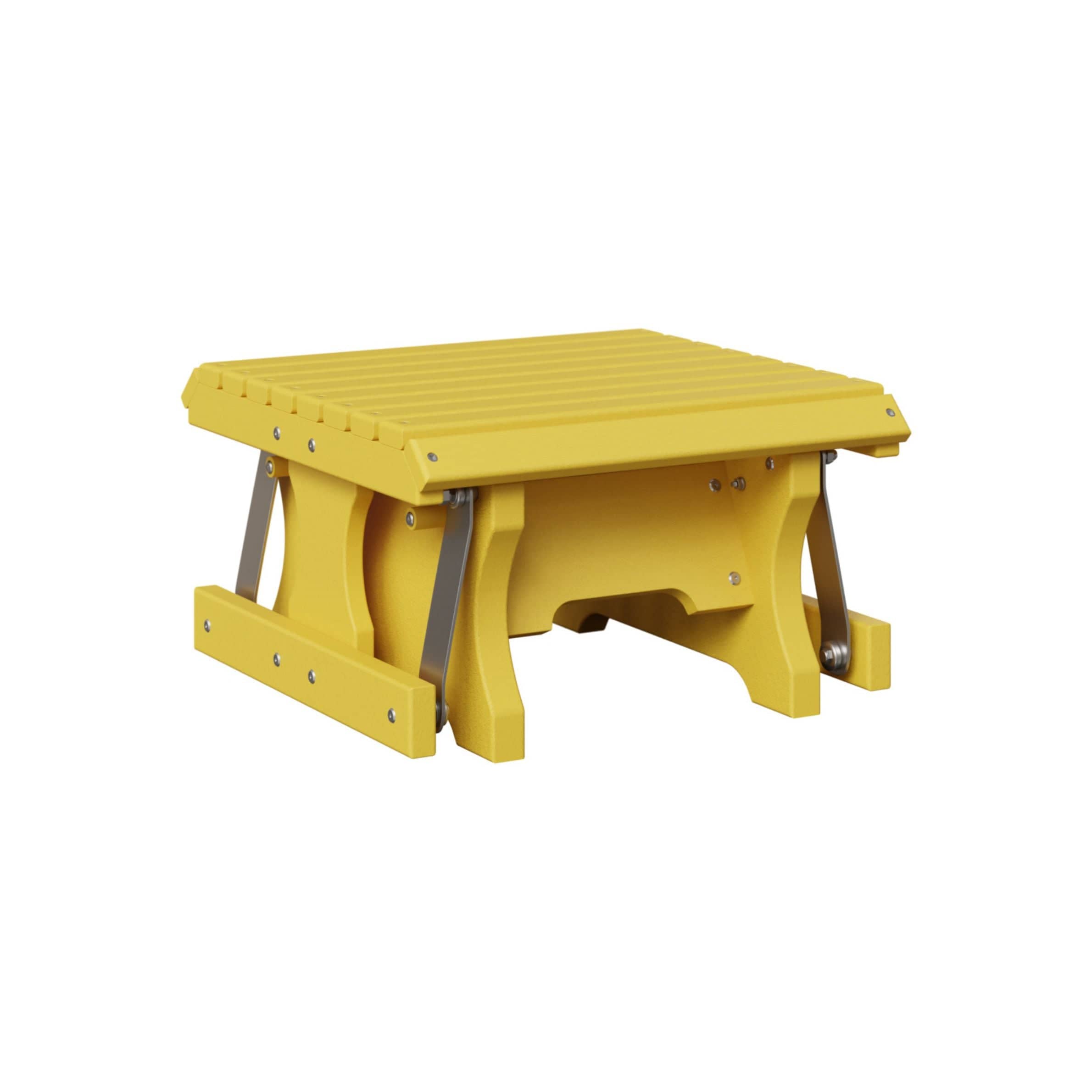 Berlin Gardens Poly Lumber Gliding Footstool