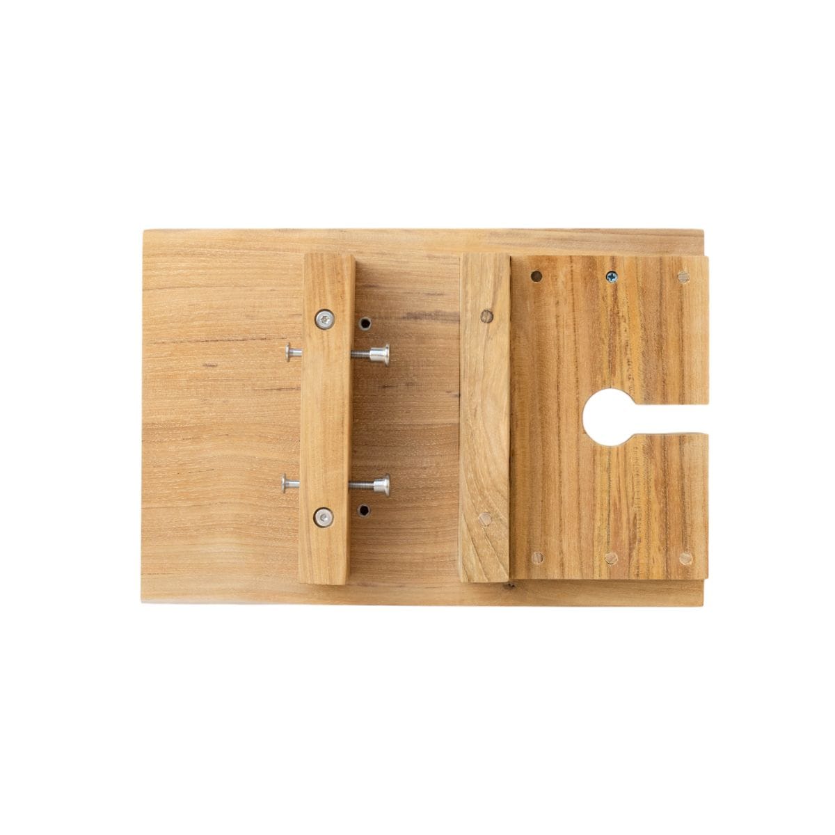 East Green Teak Tray with Cupholder