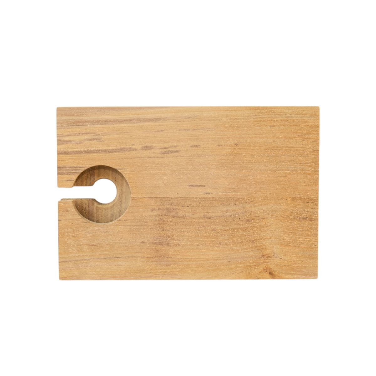 East Green Teak Tray with Cupholder