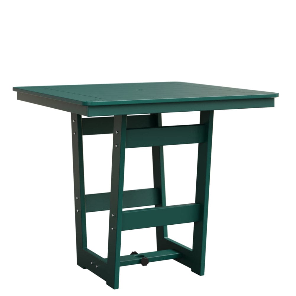 Berlin Gardens Hudson 40" Outdoor Poly Lumber Square Bar Table