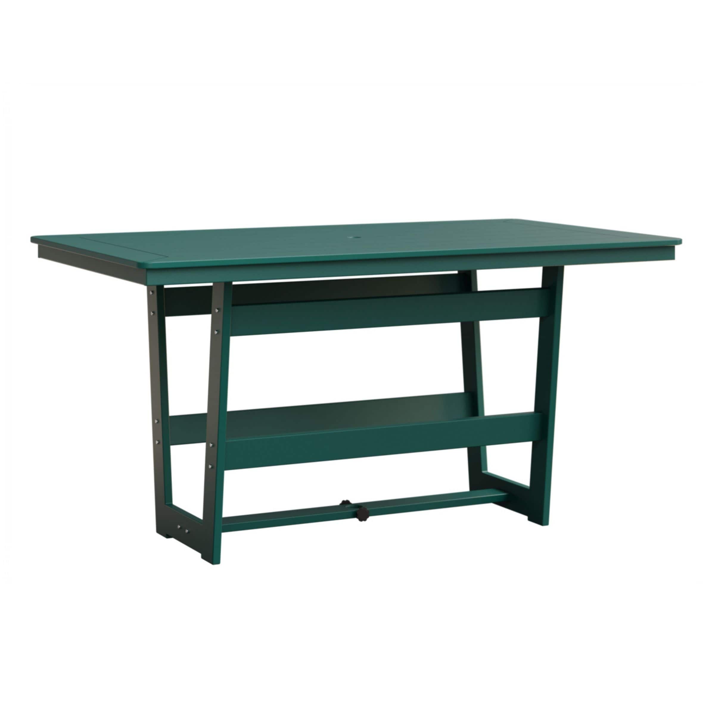 Berlin Gardens Hudson 70" Outdoor Poly Lumber Rectangular Counter Height Table