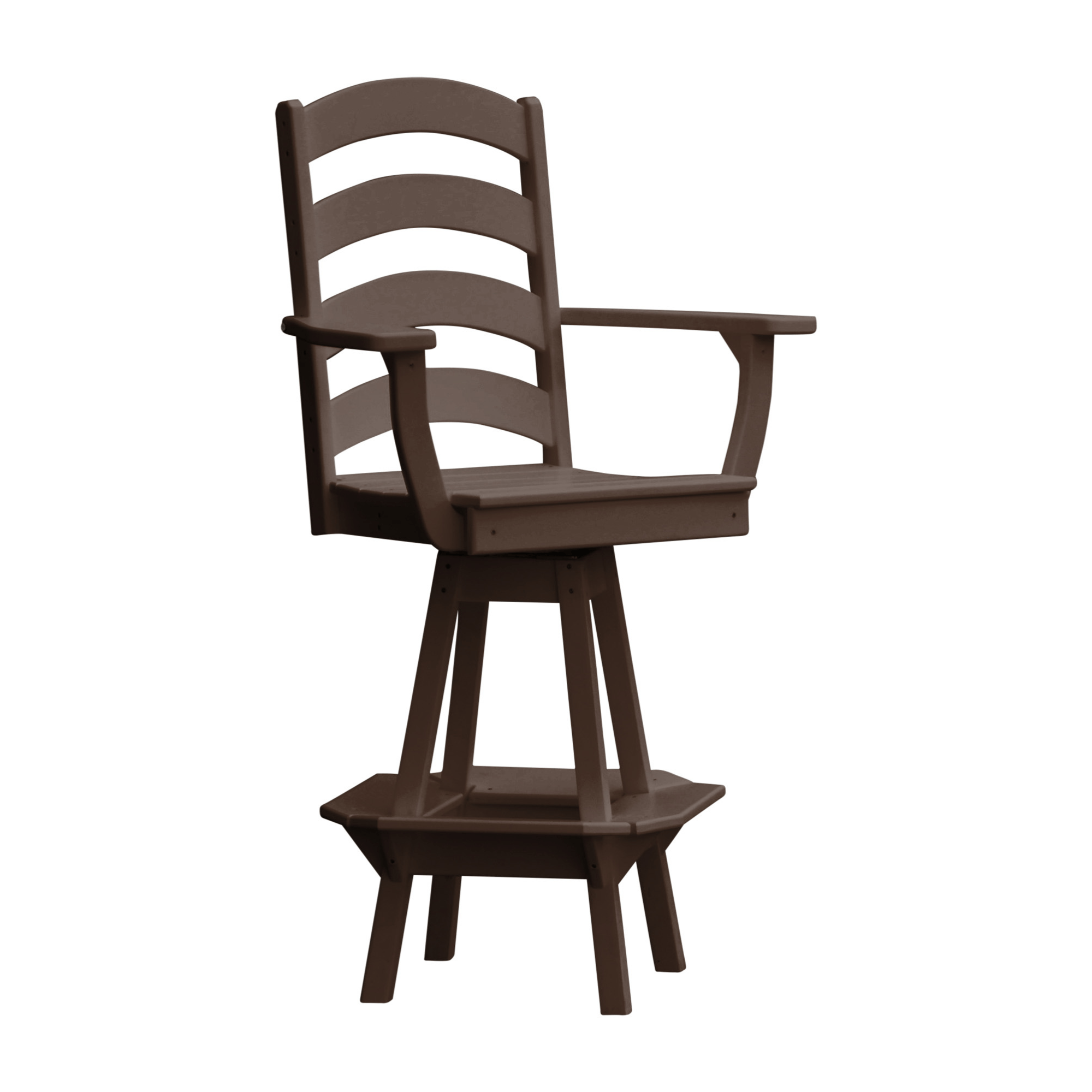 Keystone Amish Co. Josie Poly Composite Swivel Bar Chair