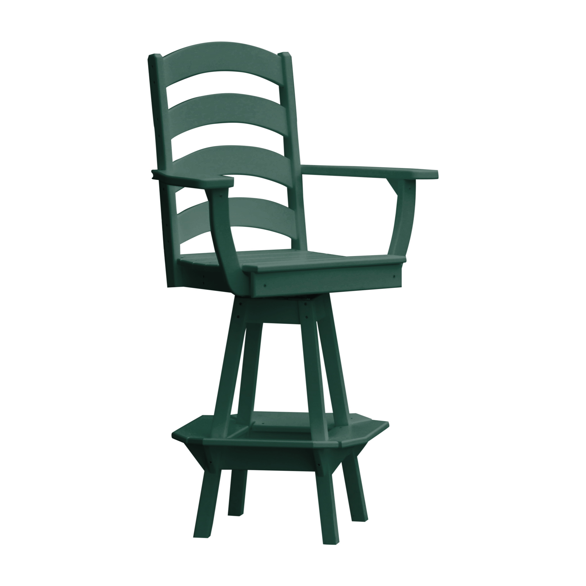 Keystone Amish Co. Josie Poly Composite Swivel Bar Chair