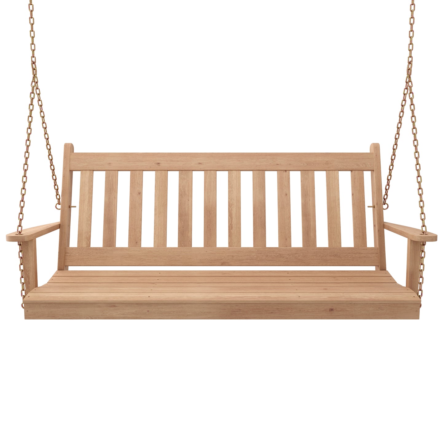 Keystone Amish Co. 4 Foot Franklin Red Cedar Porch Swing with Cupholders