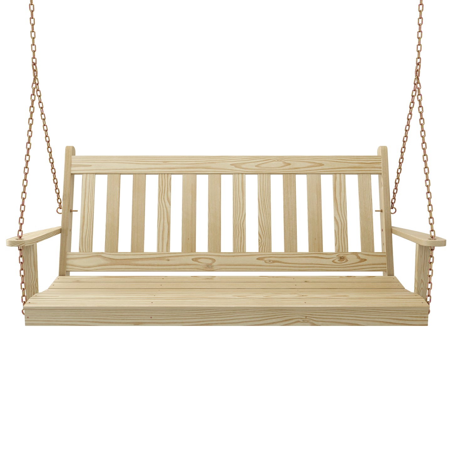 Keystone Amish Co. 4 Foot Franklin Porch Swing, Unfinished