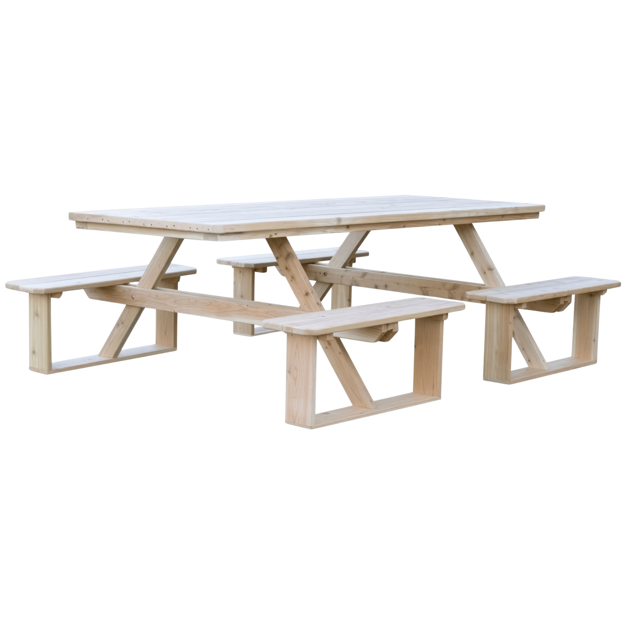 Keystone Amish Co. Red Cedar 8 Foot Walk-In Picnic Table