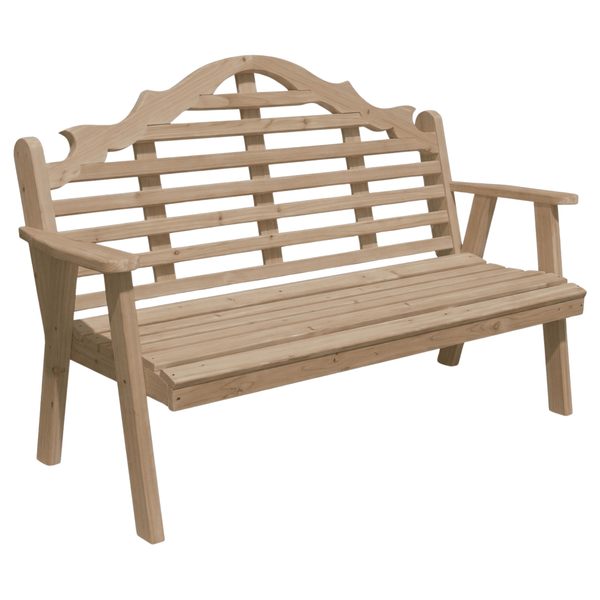 Keystone Amish Co. Red Cedar Milan Garden Bench