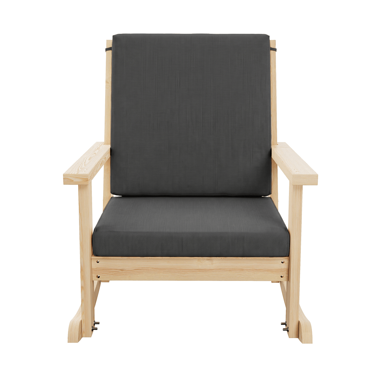 Amish Casual Deep Seated Outdoor Rocking Chair with Cushion
