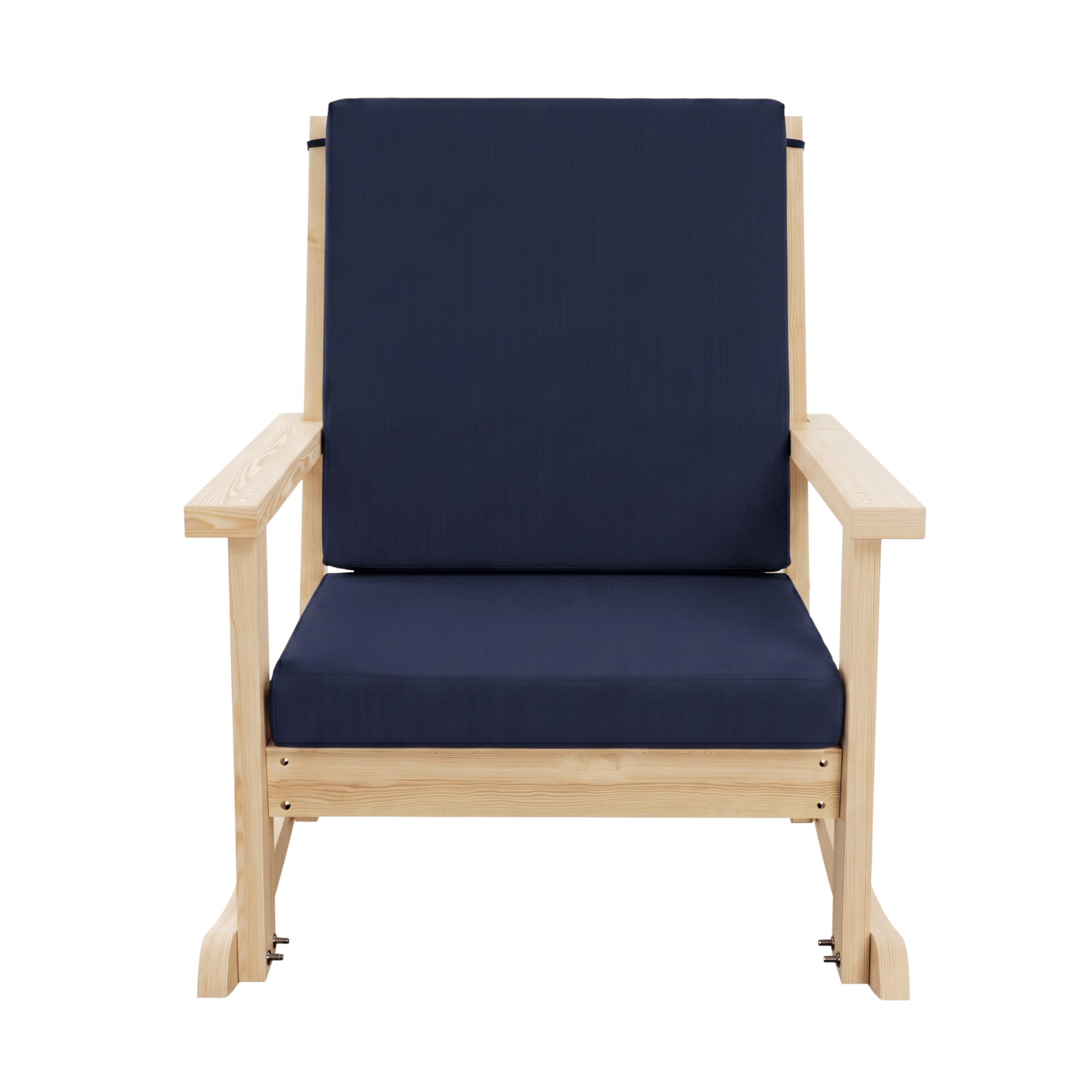 Amish Casual Deep Seated Outdoor Rocking Chair with Cushion
