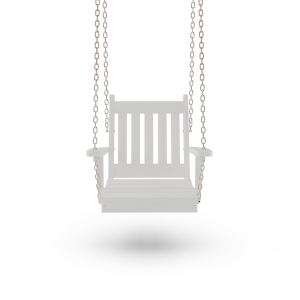 Keystone Amish Co. Franklin Swing Chair, White