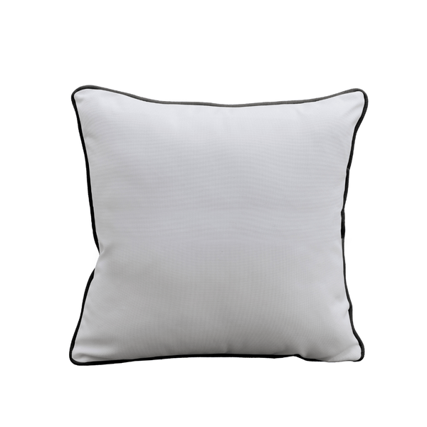 East Green Outdoor 18x18 Accent Pillow with Contrasted Piping