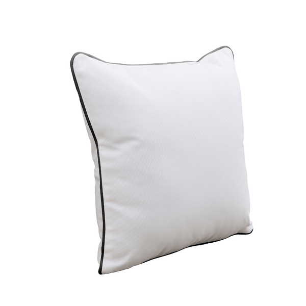 East Green Outdoor 18x18 Accent Pillow with Contrasted Piping