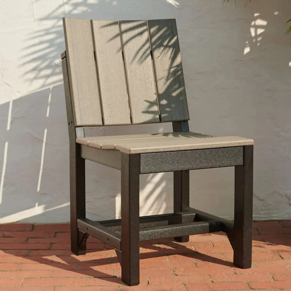 Urban Side Chair in Coastal Gray & Black