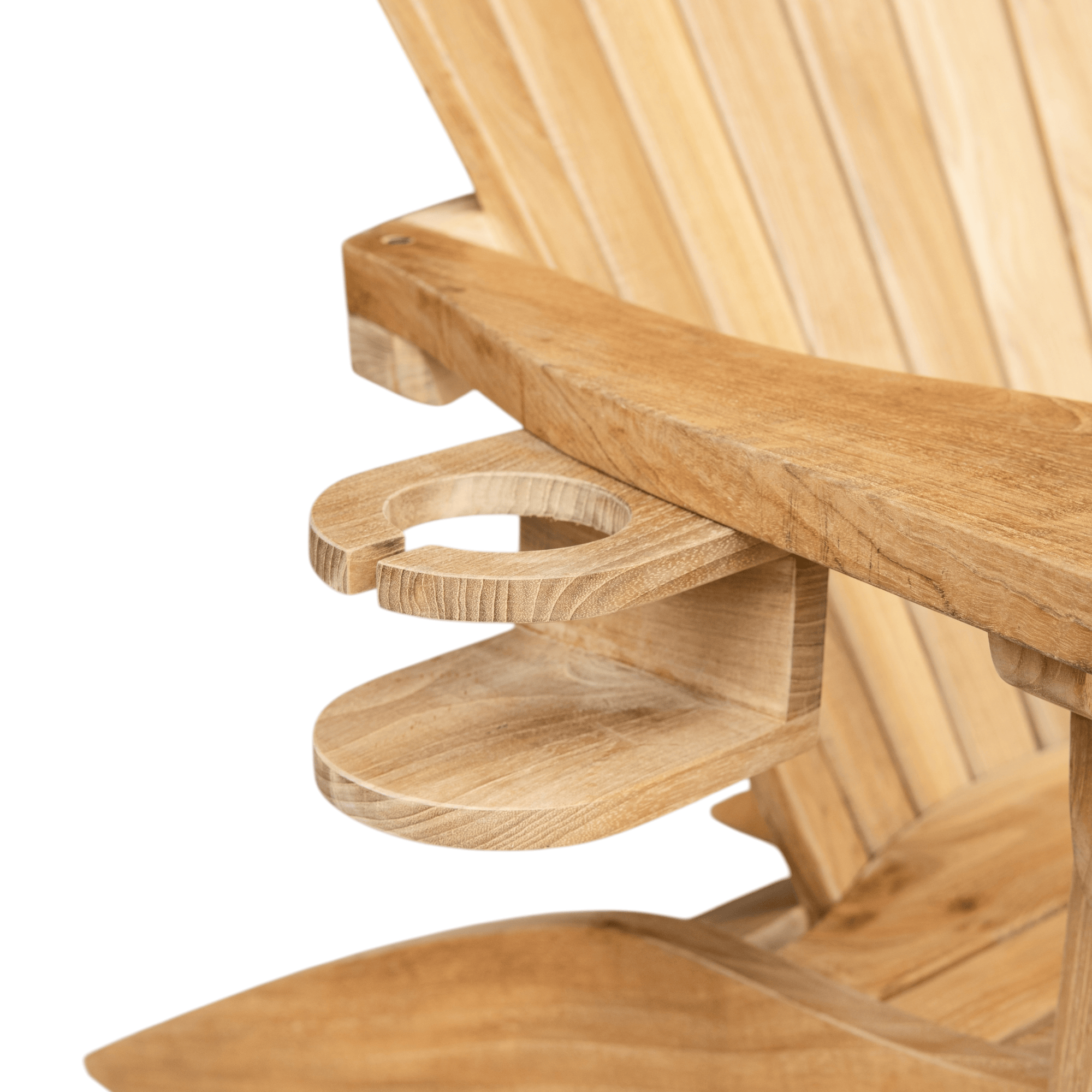 East Green Grade-A Teak Cupholder