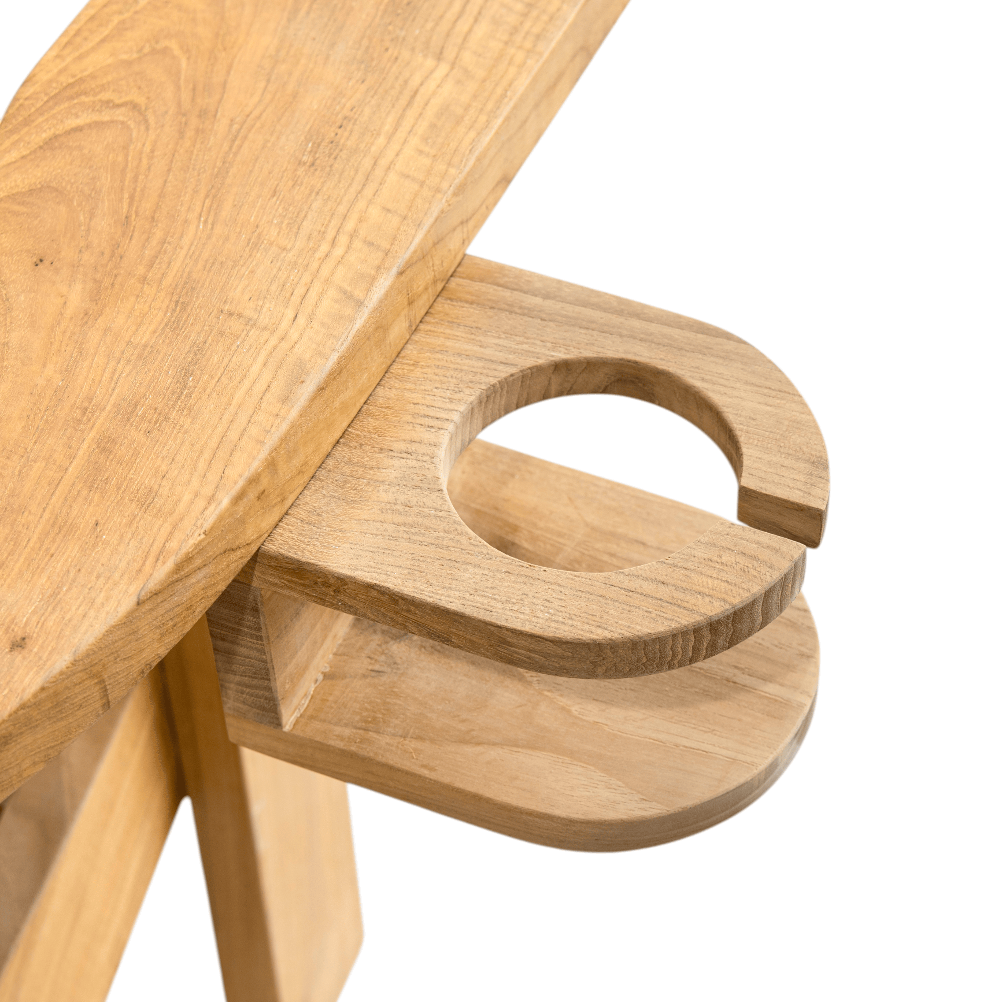 East Green Grade-A Teak Cupholder