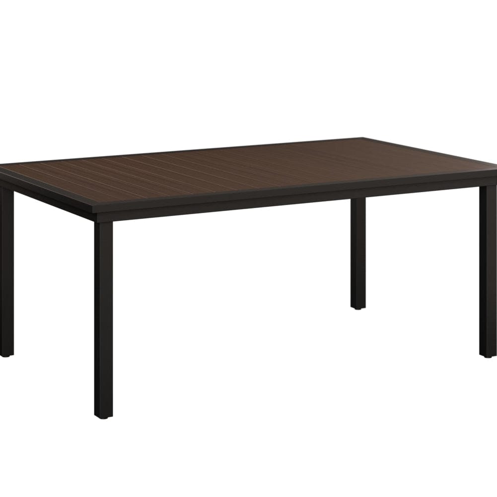 Berlin Gardens Vida 73″ Aluminum Dining Table