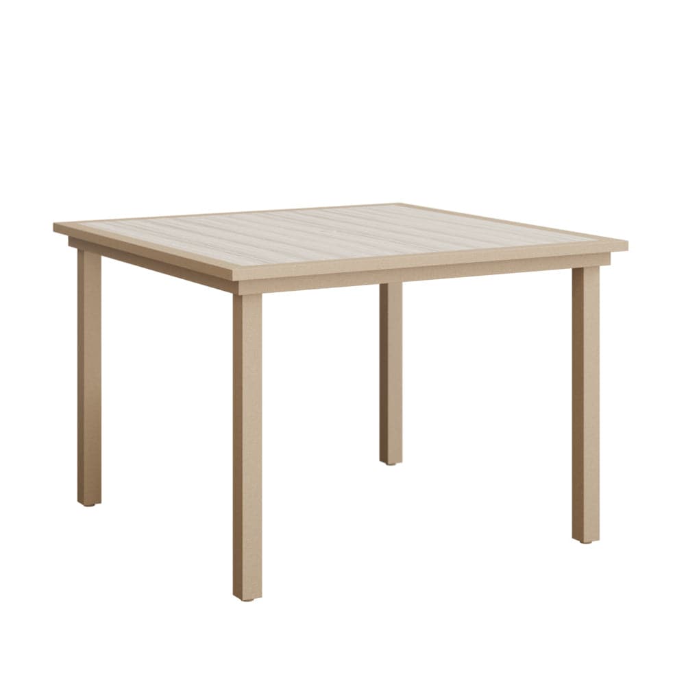 Berlin Gardens Vida 44″ Square Aluminum Dining Table