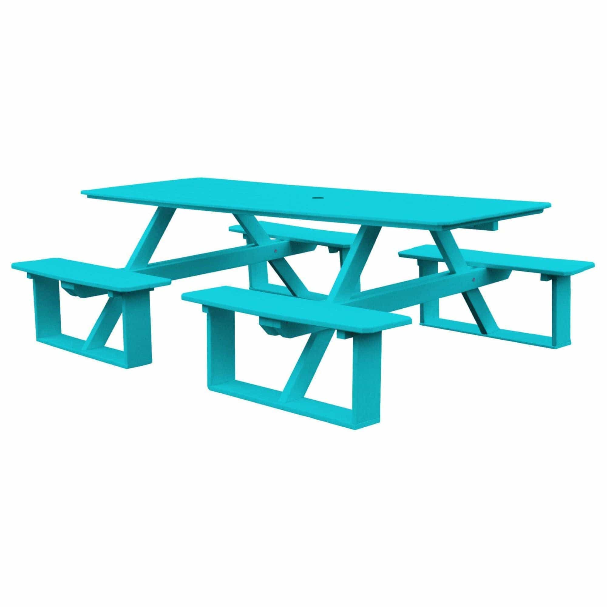 Keystone Amish Co. Traditional Walk-In Poly Lumber Picnic Table