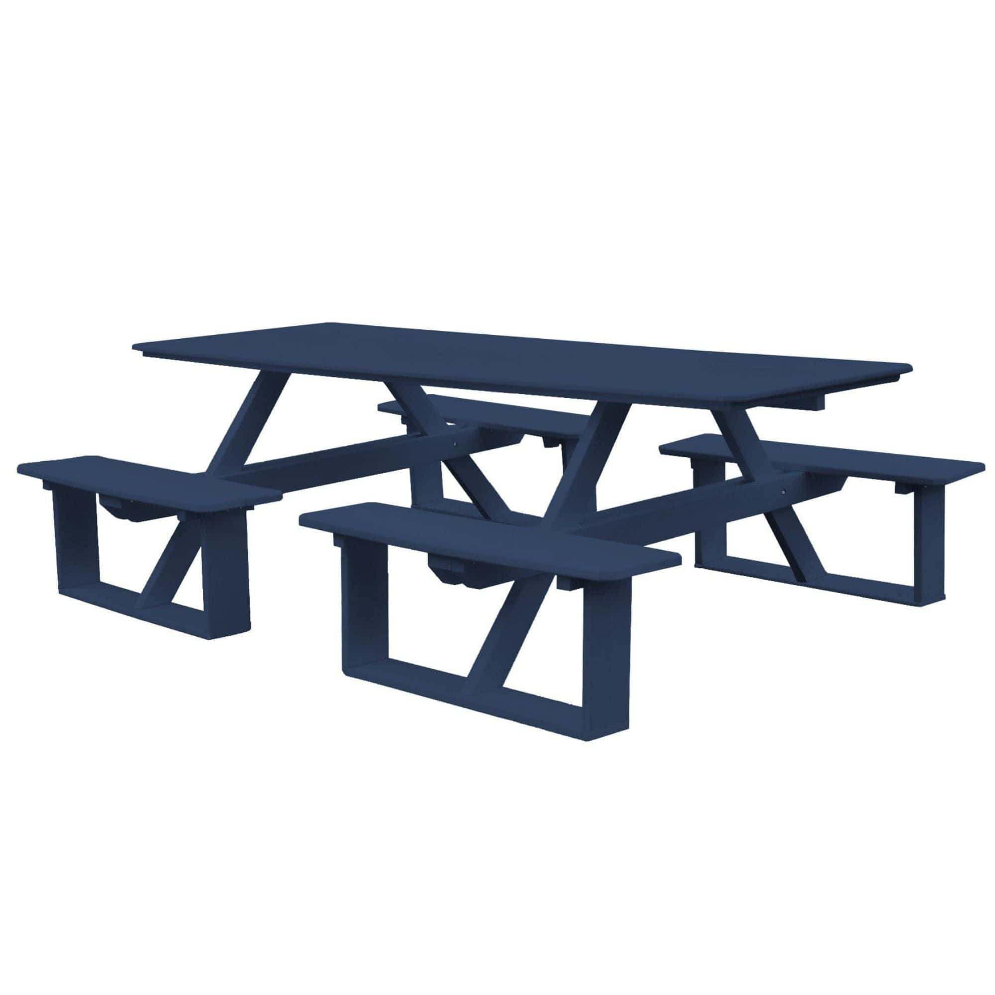 Keystone Amish Co. Traditional Walk-In Poly Lumber Picnic Table