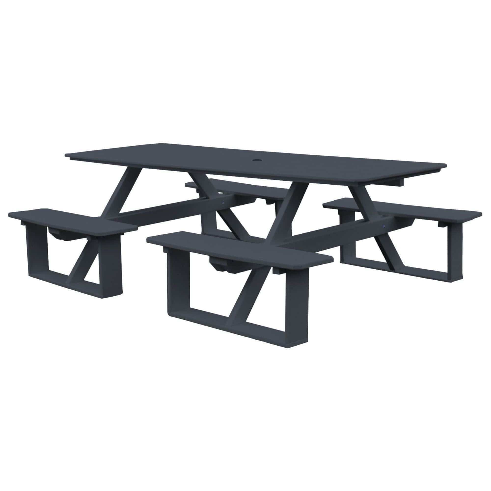 Keystone Amish Co. Traditional Walk-In Poly Lumber Picnic Table