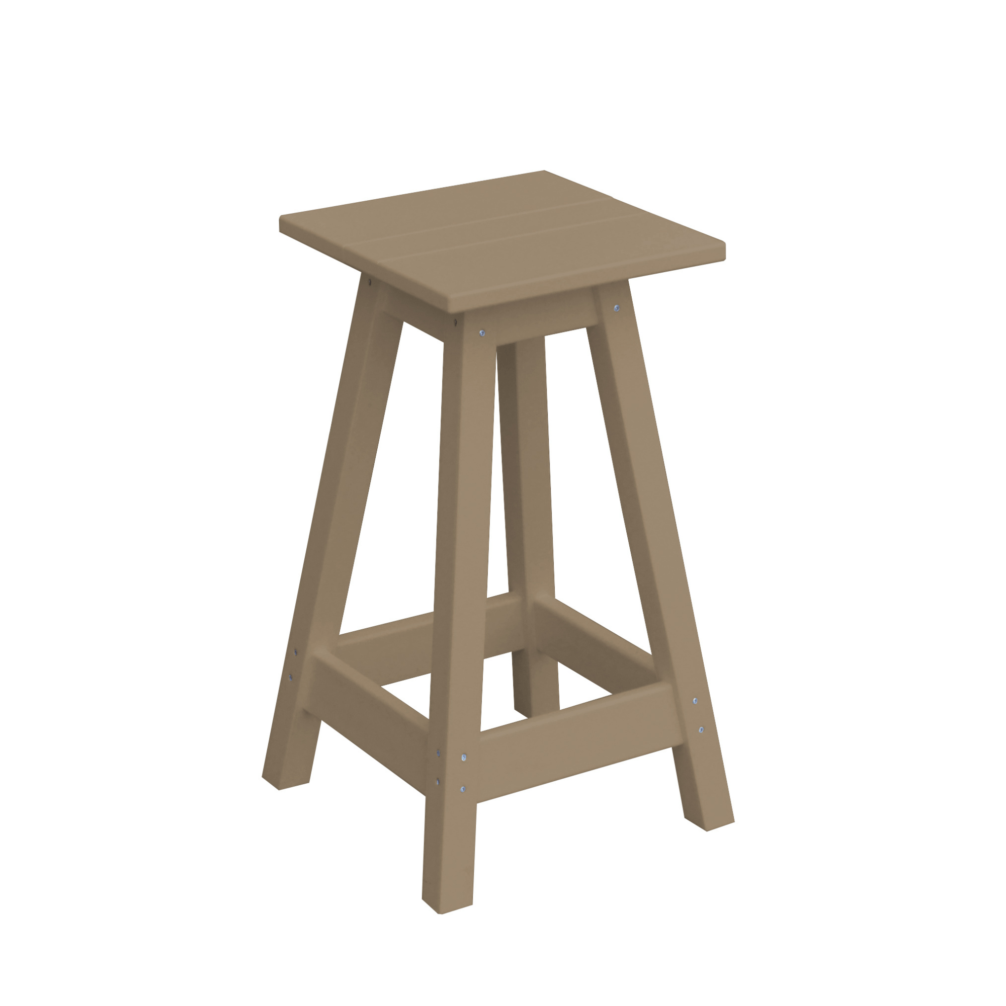 Keystone Amish Co. Square Poly Counter Stool