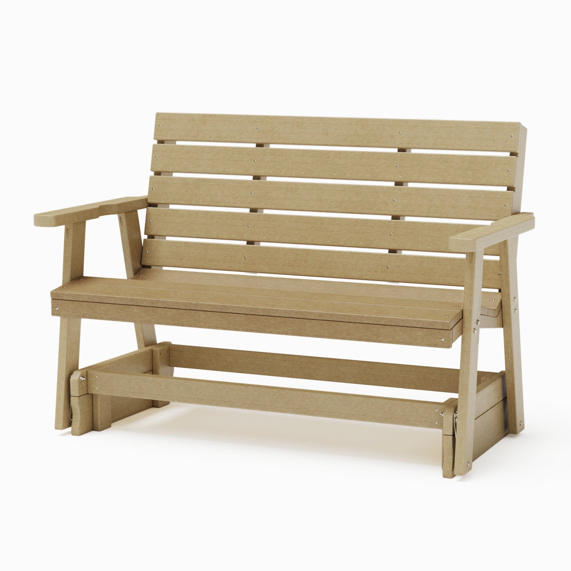 SimplyPoly Amish Made Signature Recycled Plastic Porch Glider