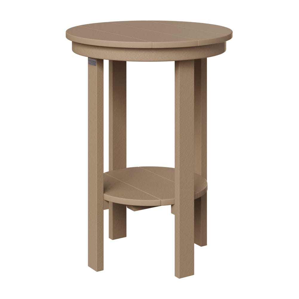 Berlin Gardens Poly Lumber Round End Counter Table