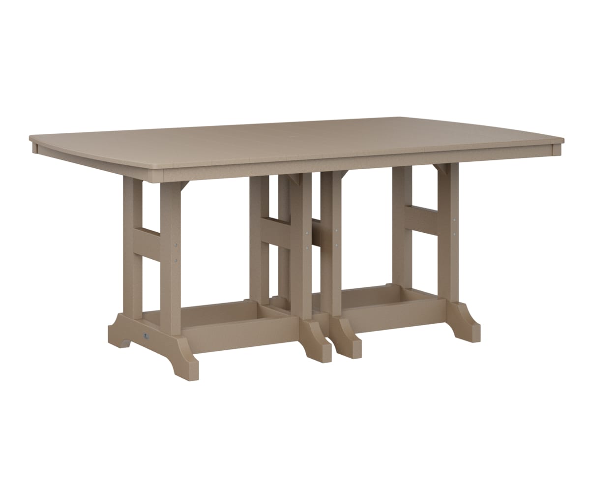 Berlin Gardens Classic Rectangular Poly Table & Bench Dining Set