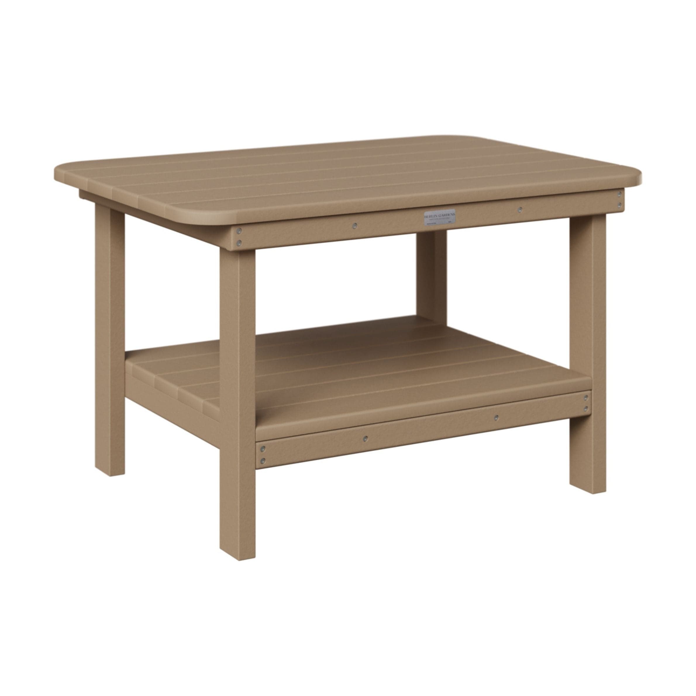 Berlin Gardens Poly Lumber Rectangle Coffee Table