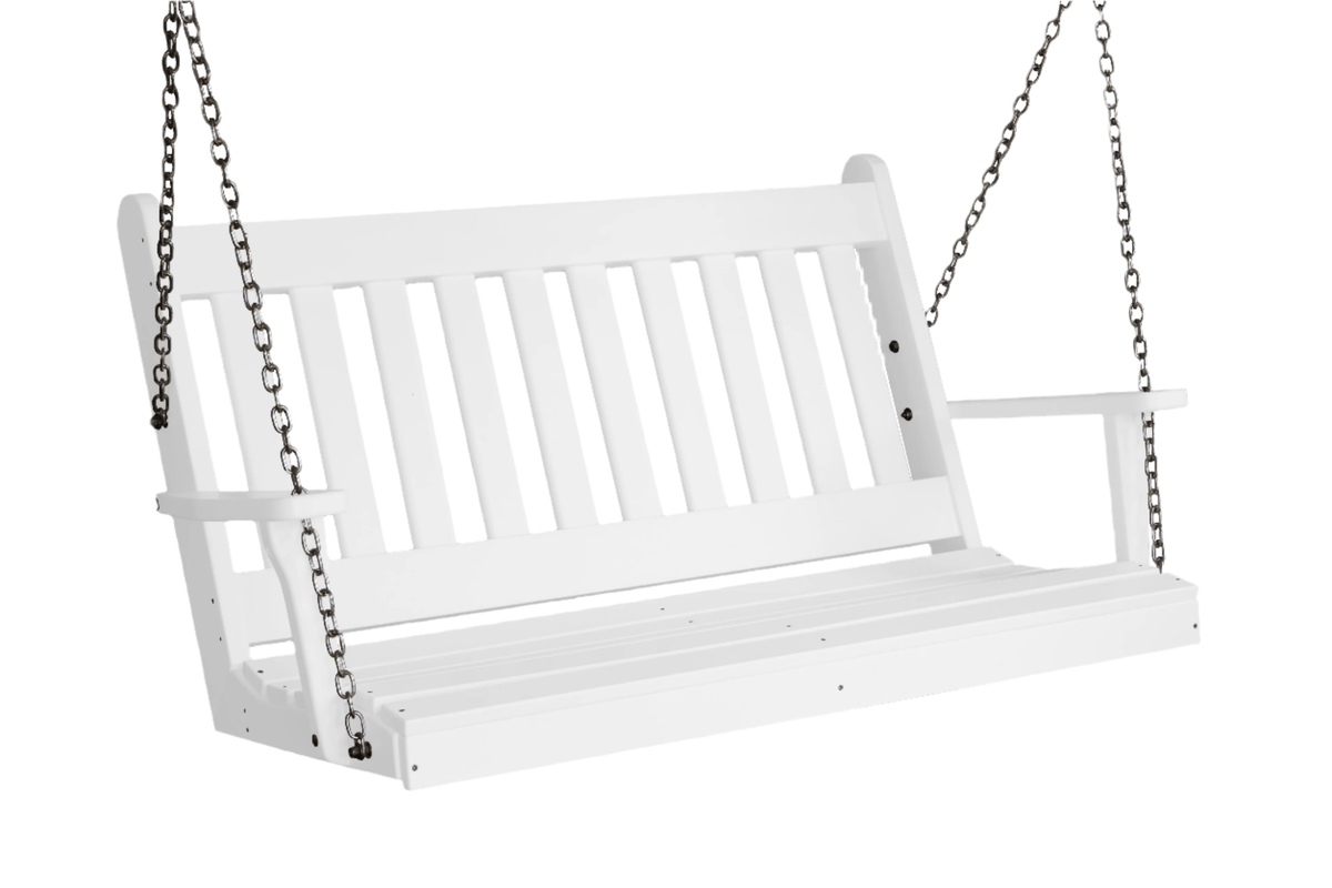 Keystone Amish Co. 4 Foot Franklin Poly Composite Porch Swing, Bright
