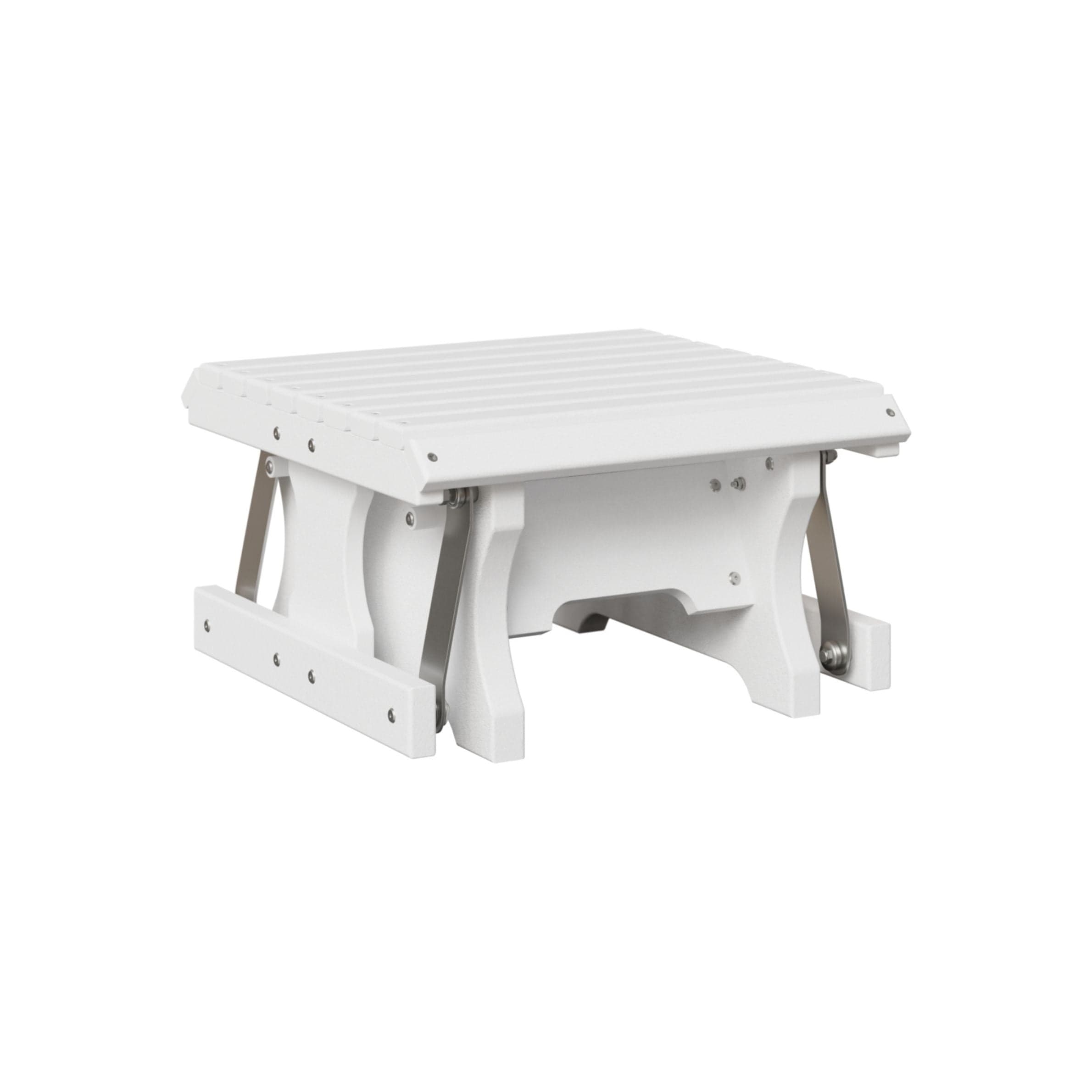 Berlin Gardens Poly Lumber Gliding Footstool