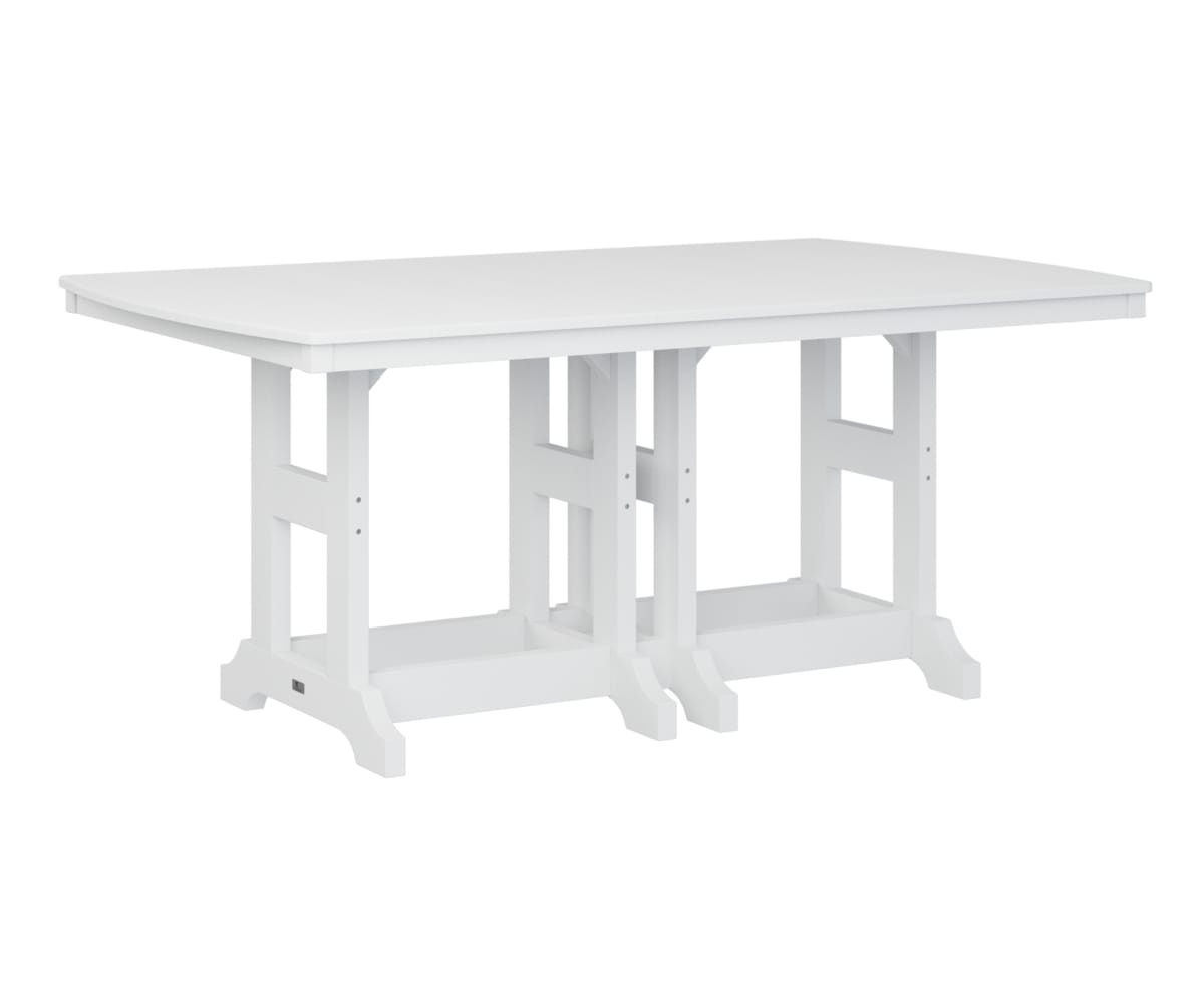 Berlin Gardens Classic Rectangular Poly Table & Bench Dining Set