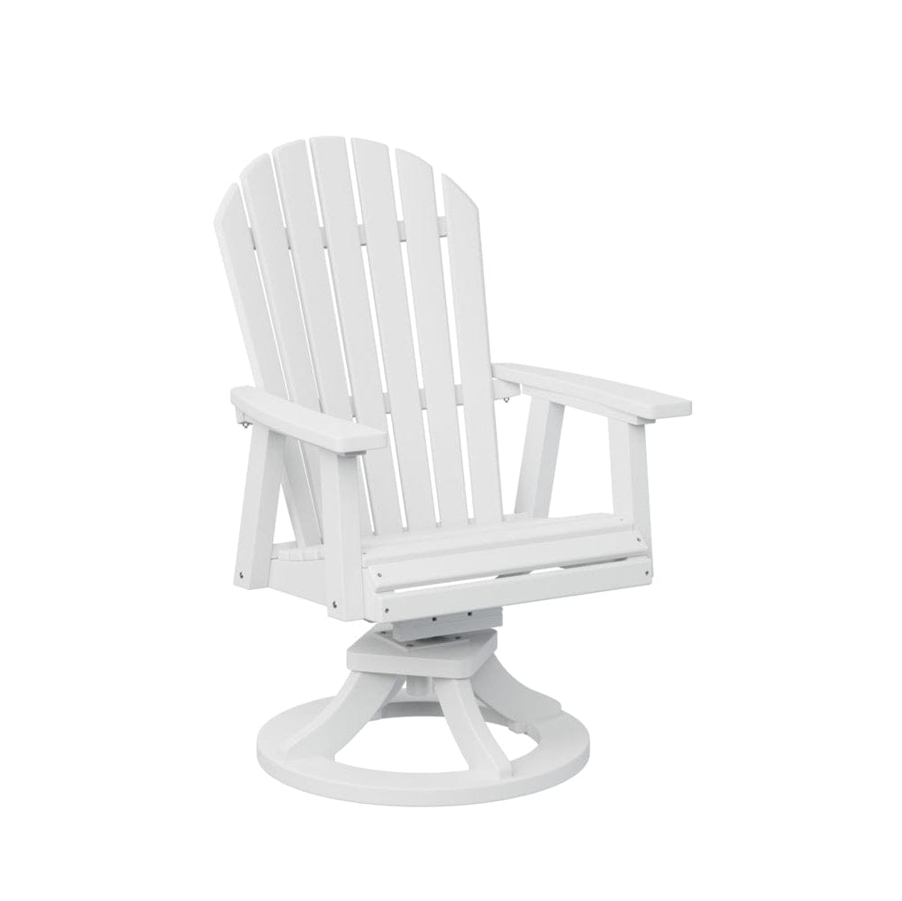 Berlin Gardens Comfo Back Poly Lumber Swivel Rocker Dining Chair