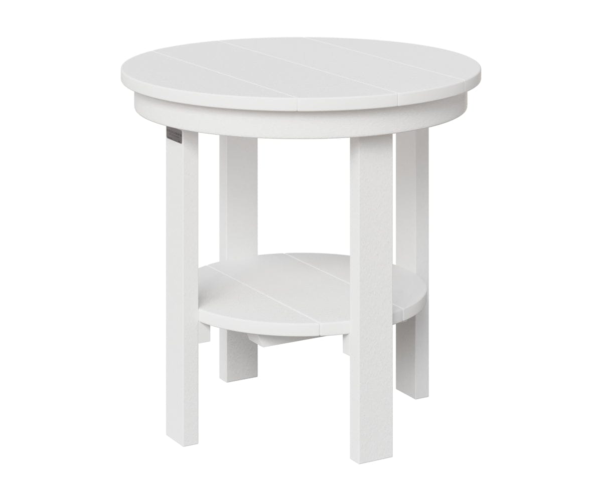 Berlin Gardens Poly Lumber Round End Dining Table