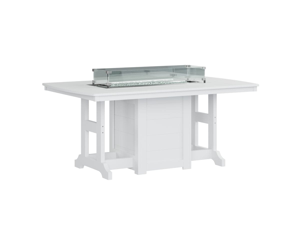 Berlin Gardens Garden Classic Fire Pit Poly Lumber Dining Table