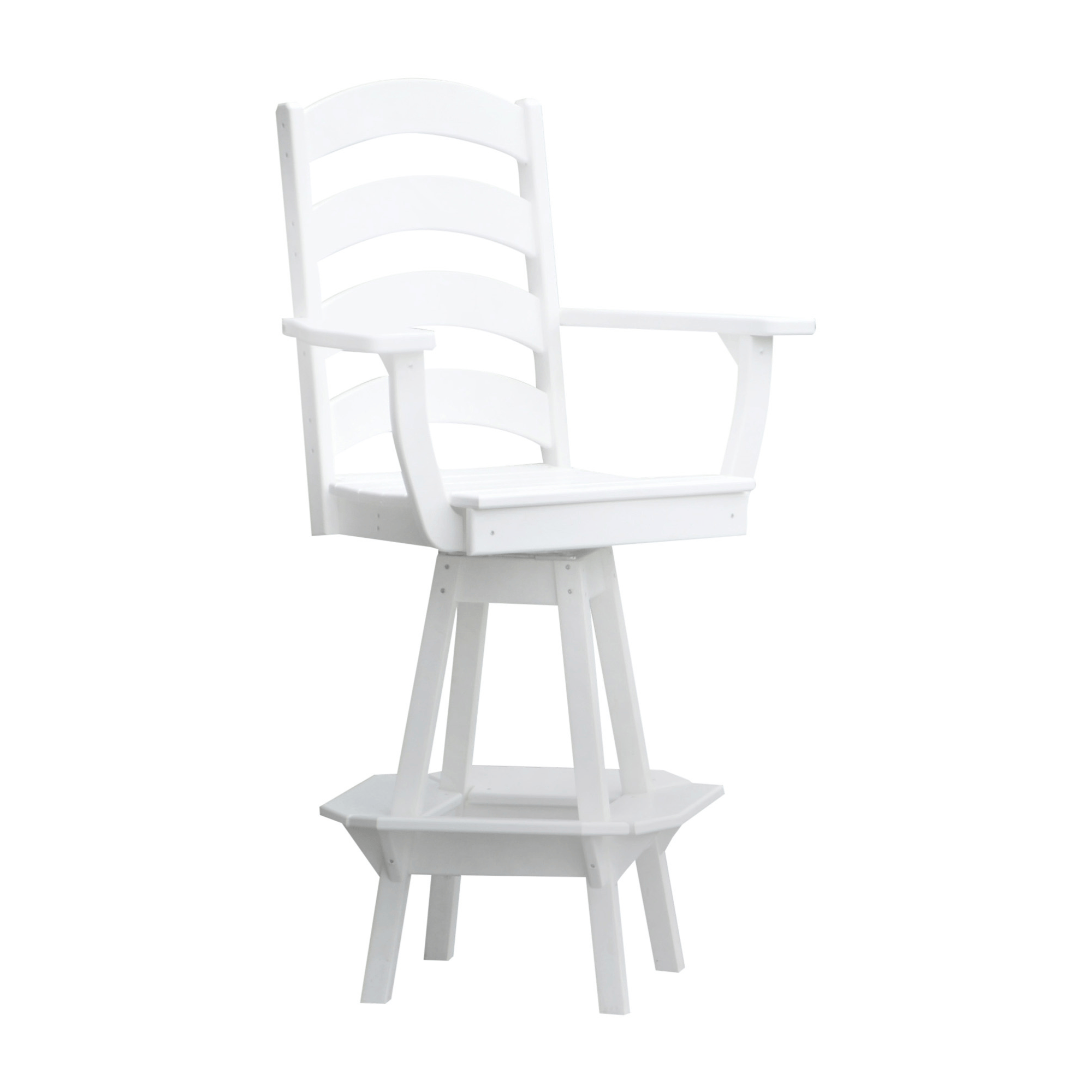 Keystone Amish Co. Josie Poly Composite Swivel Bar Chair