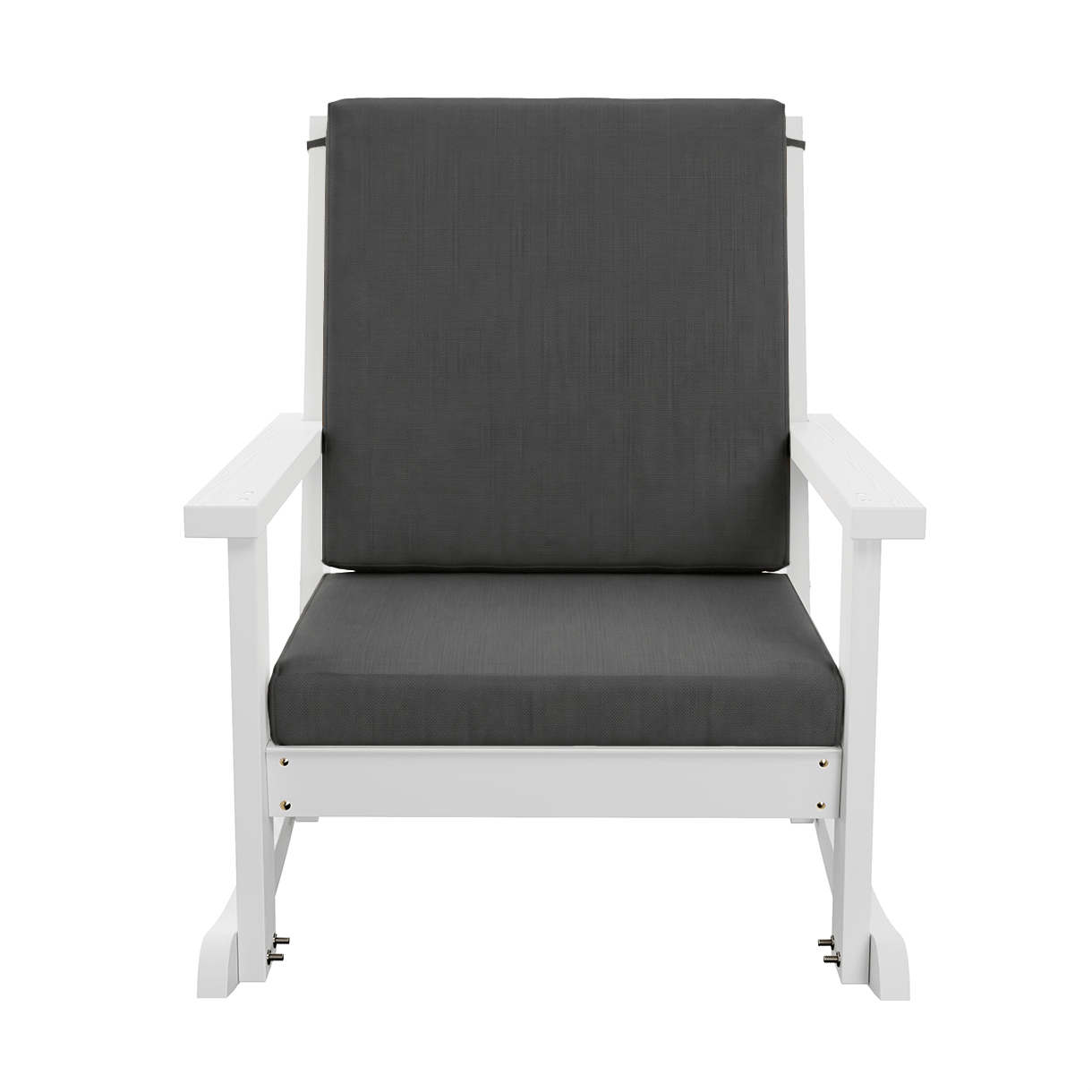 Amish Casual Deep Seated Outdoor Rocking Chair with Cushion