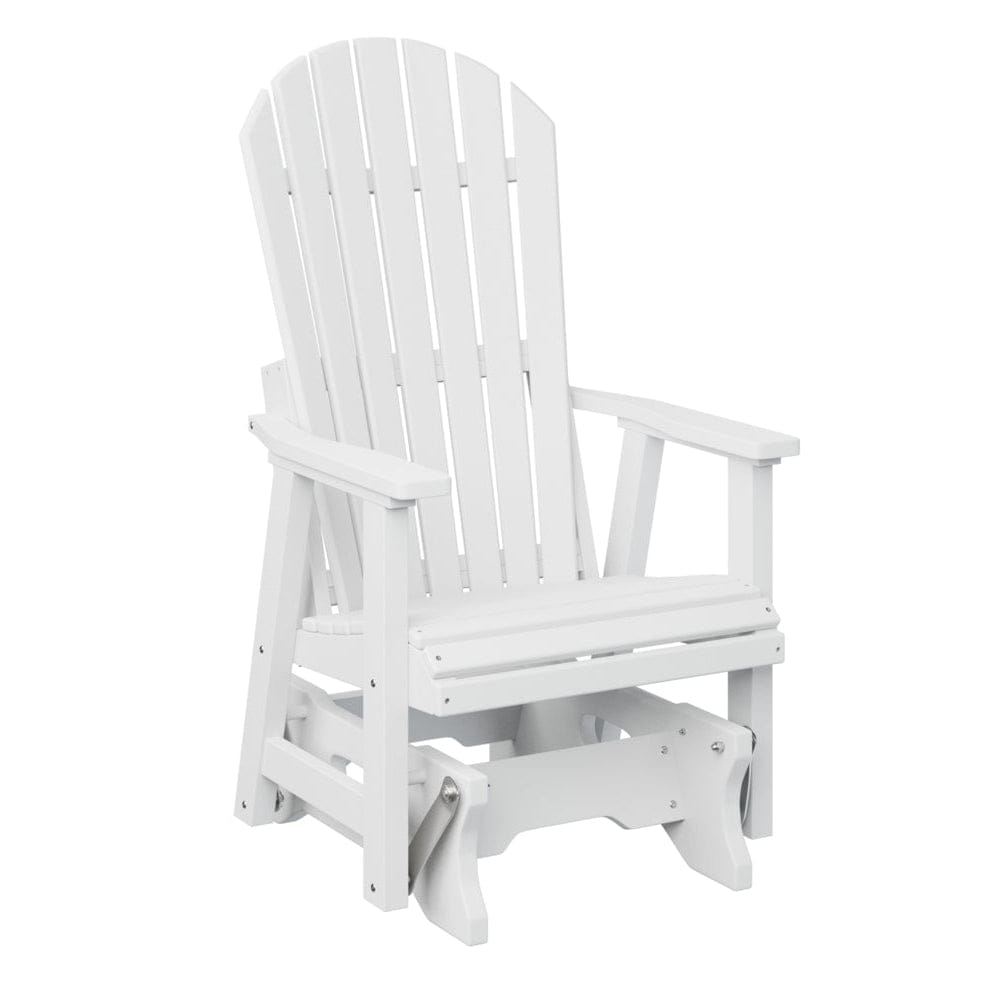 Berlin Gardens Comfo Back Poly Lumber Single Glider
