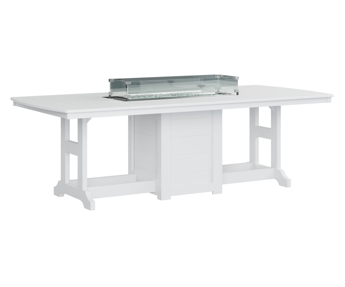 Berlin Gardens Garden Classic Fire Pit Poly Lumber Dining Table