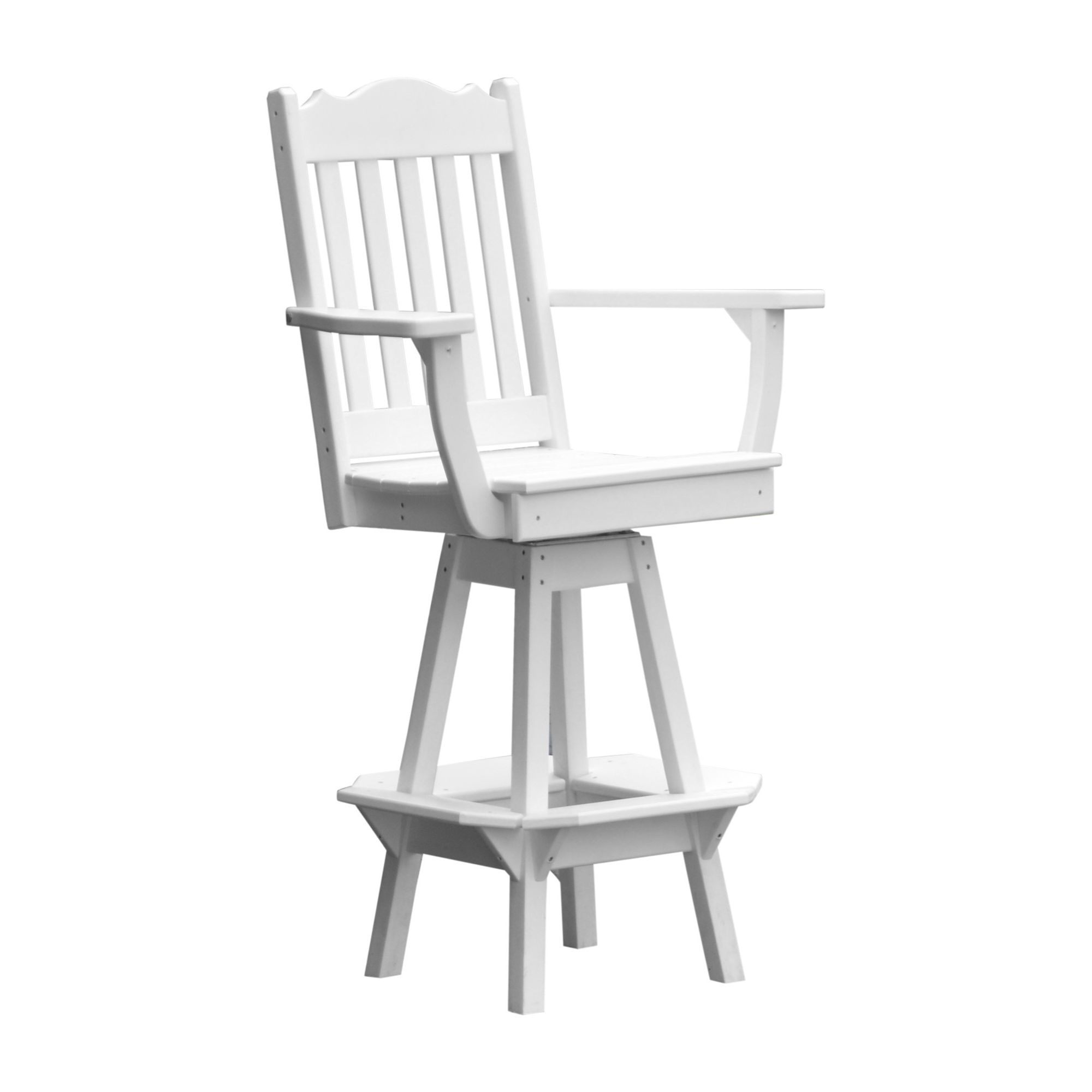 Keystone Amish Co. Royal Poly Swivel Bar Chair
