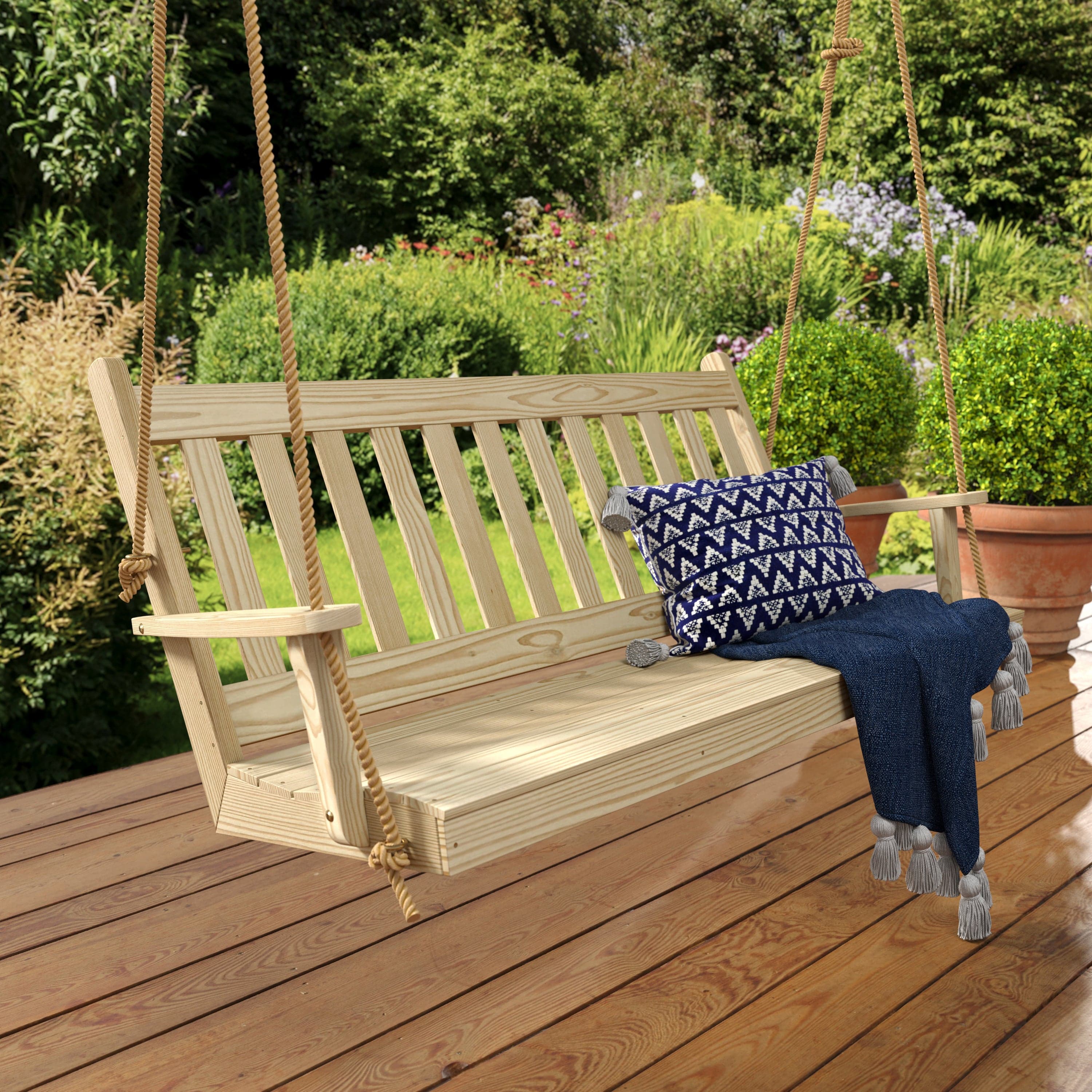 Foot Porch Swing SimplyPoly Foot Amish Made Signature Recycled