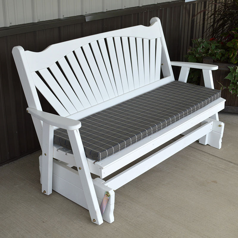 A&L Furniture Co. Fanback Porch Glider