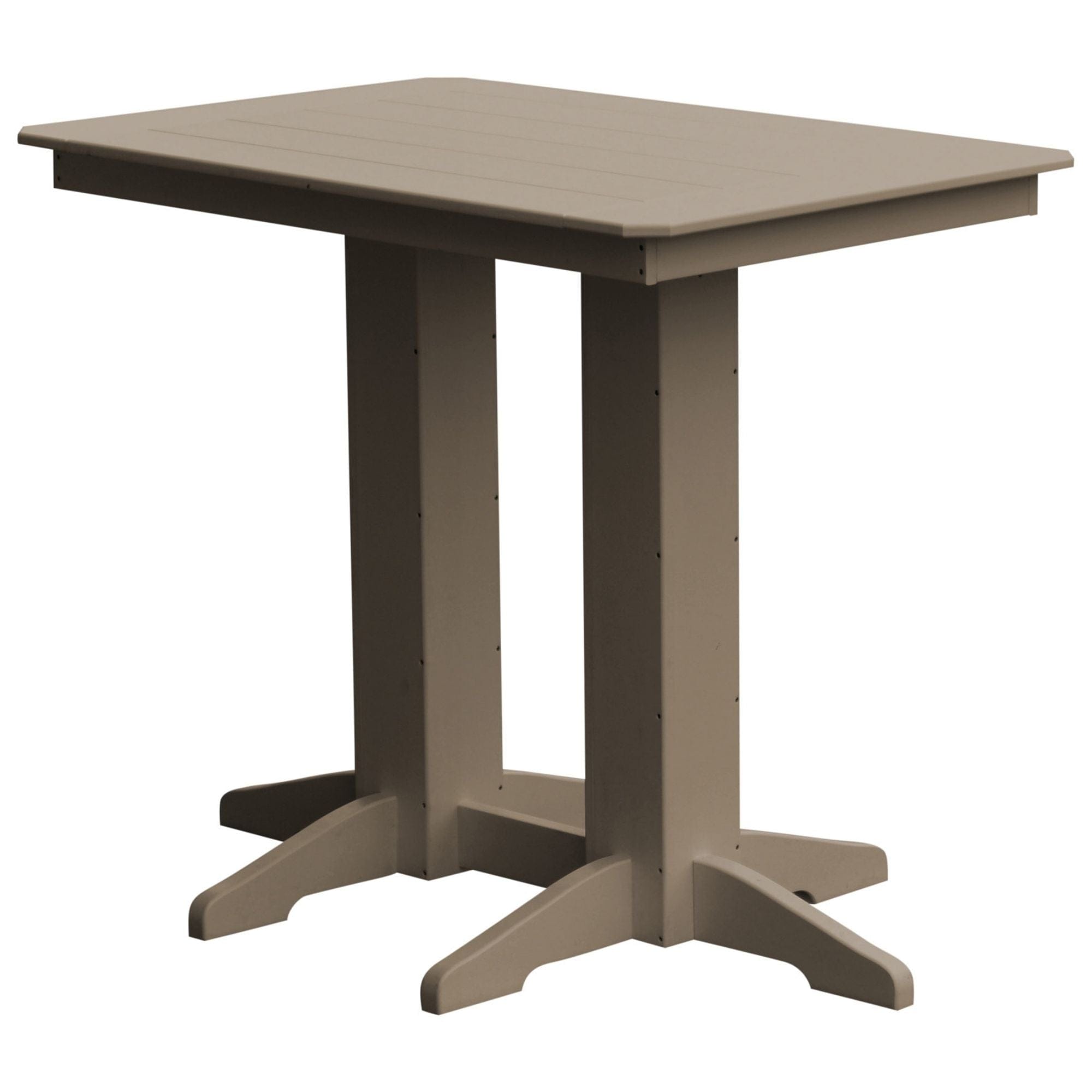 Keystone Amish Co. Bar Height Poly Outdoor Dining Table