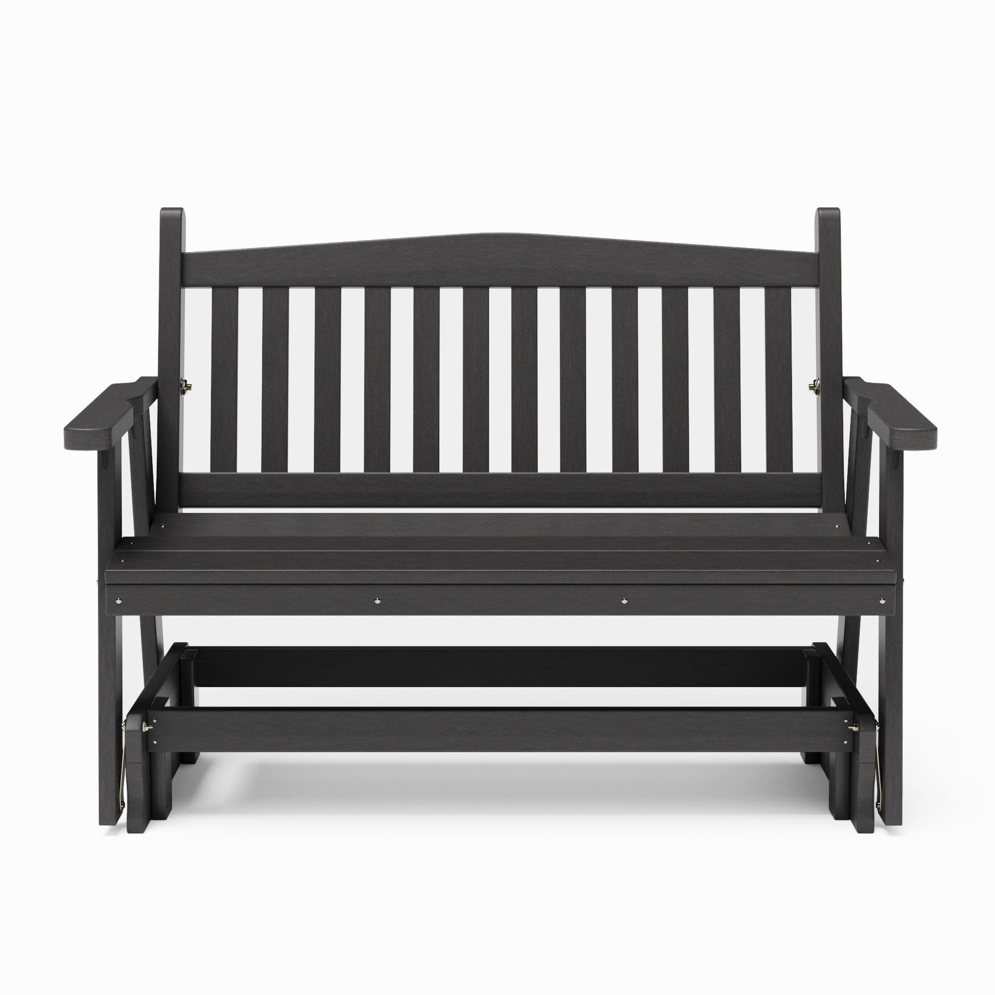 SimplyPoly Amish Made Mission Recycled Plastic Porch Glider