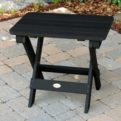 Highwood USA Rectangle Recycled Plastic Folding Side Table