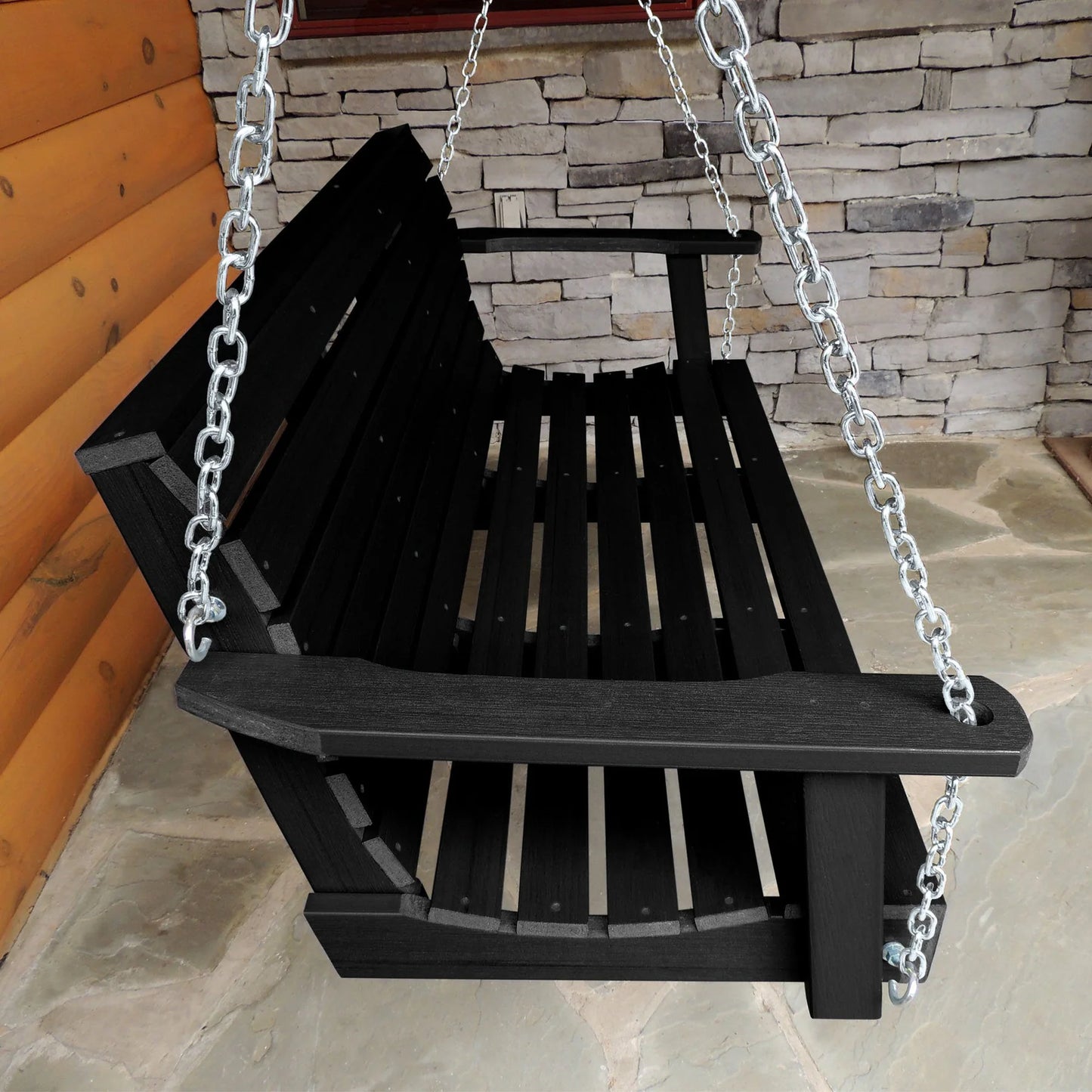 Highwood USA Weatherly Recycled Plastic Porch Swing