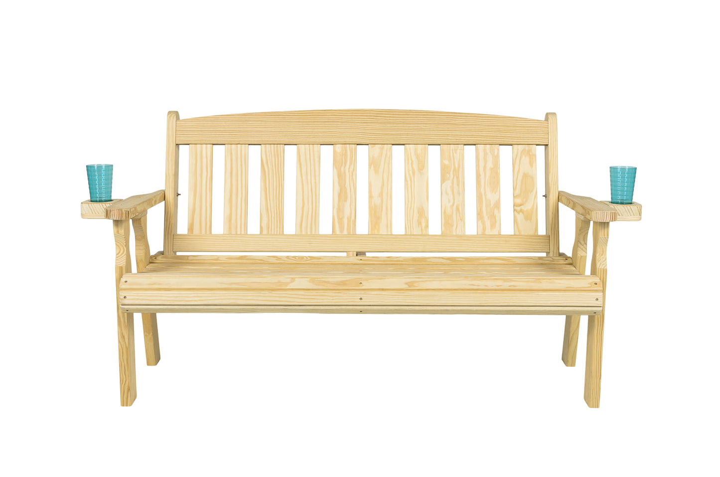 Amish Casual 4 Foot Mission Wood Garden Bench