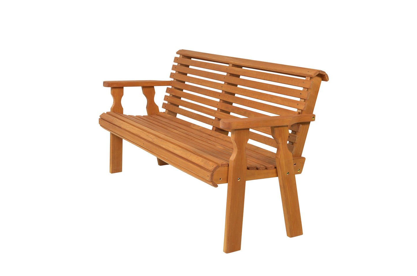 Amish Casual Heavy Duty Roll Back 4 Foot Treated Garden Bench