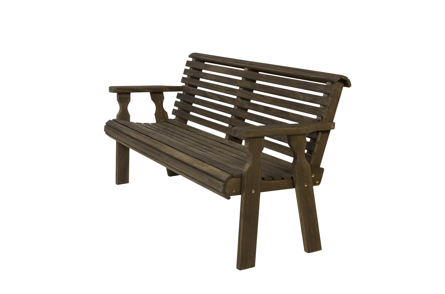 Amish Casual Heavy Duty Roll Back 4 Foot Treated Garden Bench