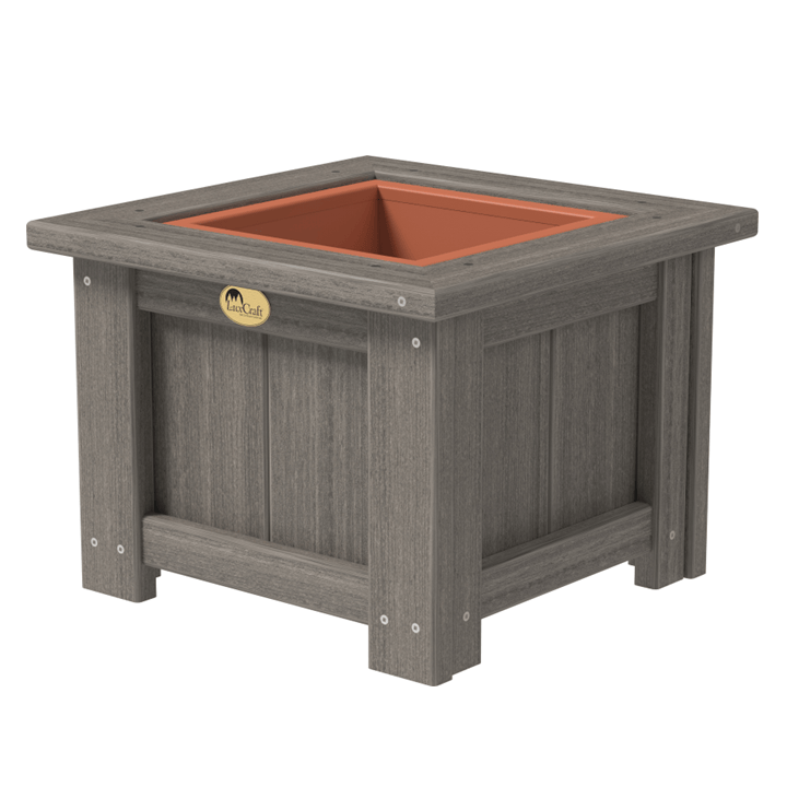 LuxCraft Square Poly Lumber Planter